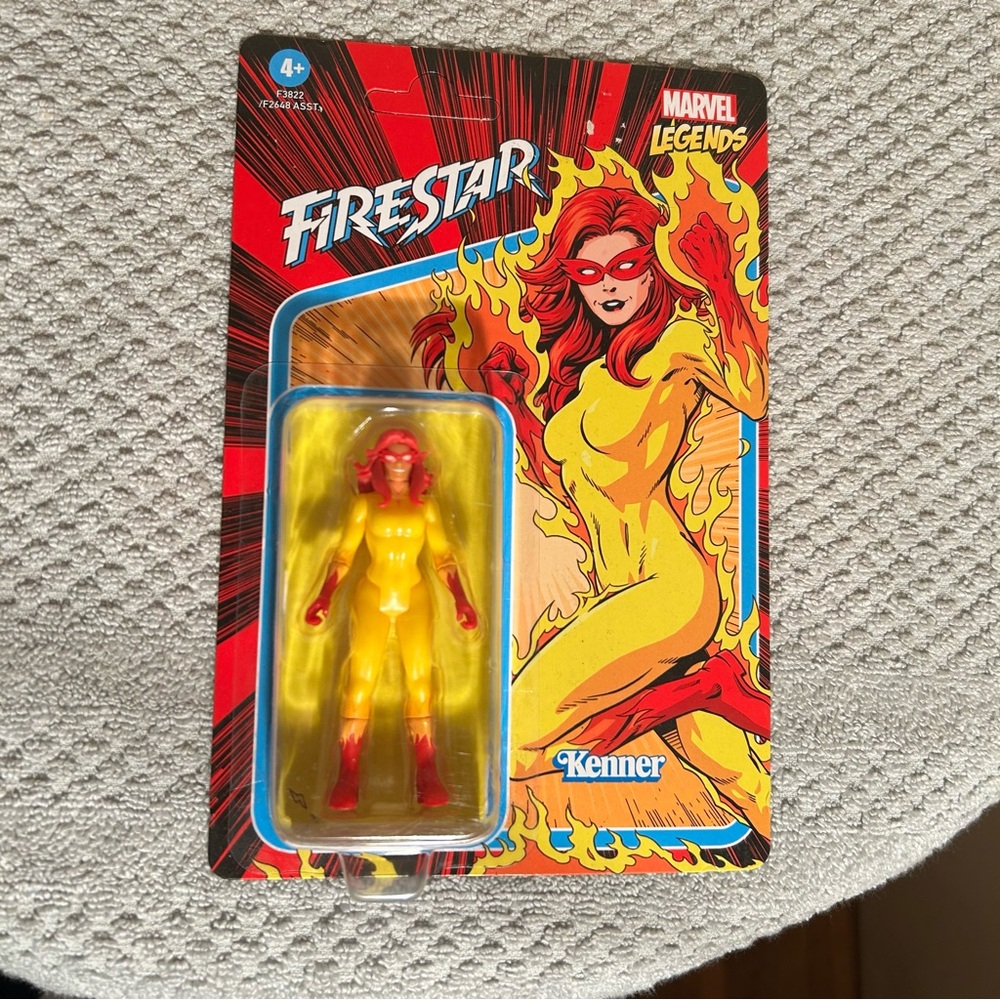 Marvel Legends Firestar Figure - Vibrant Yellow and Red